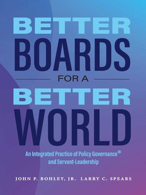 cover image of Better Boards for a Better World
